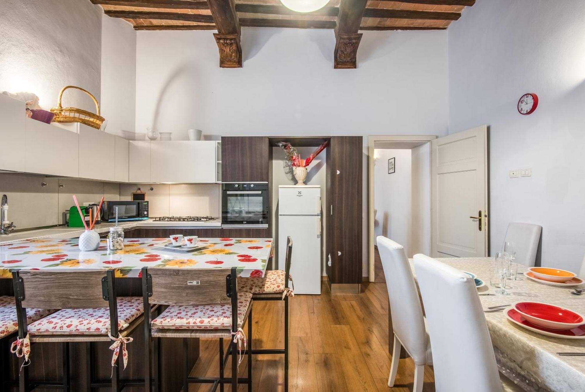 Incantevole Appartamento Banchi Di Sopra Siena Buitenkant foto